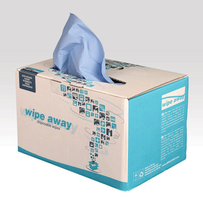 Wipe Away Zellulose 32 x 33 cm - Drag Box 2 x 150 Stück